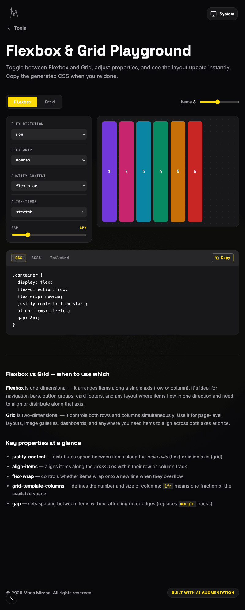 flex & grid playground